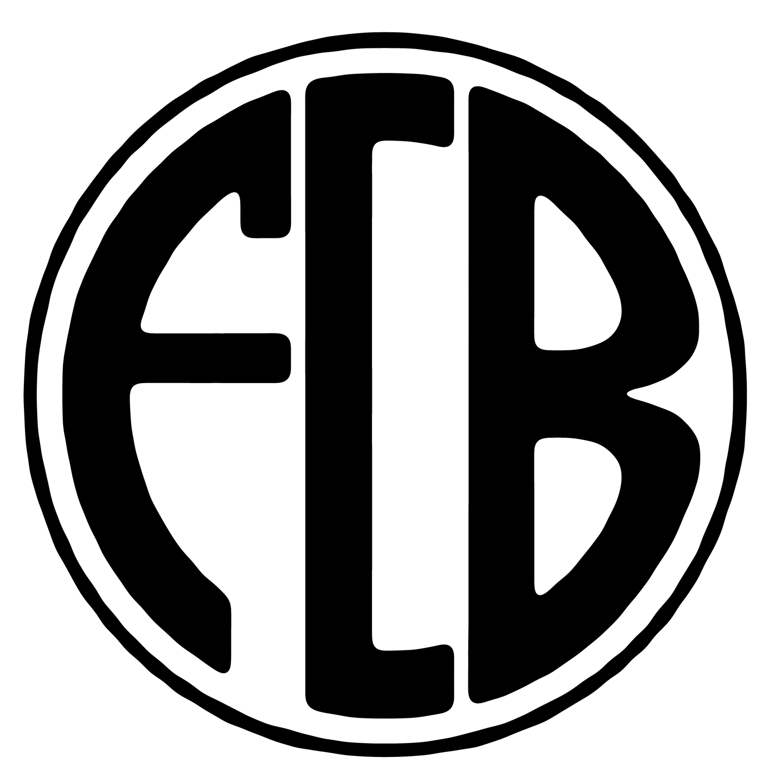 FC Berlin outline logo black upscaled